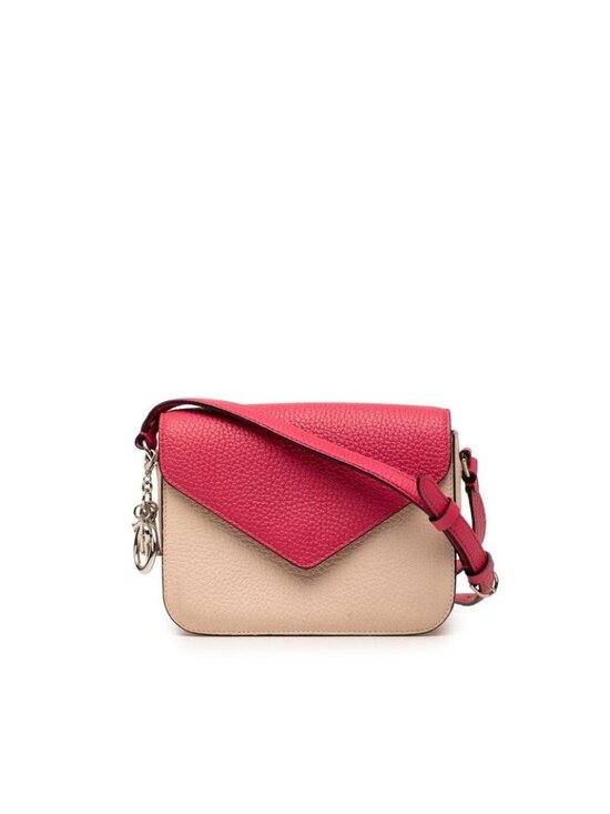 Christian Dior Handbags - Diorissimo Promenade Envelope Crossbody Shoulder Bag Beige Pink Leather